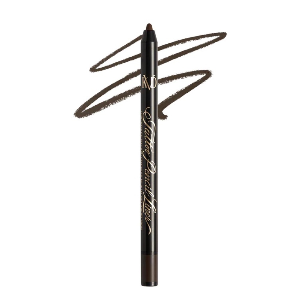 KVD Tattoo Pencil Liner Waterproof Long-wear Gel Eyeliner, Pyrolusite Brown
